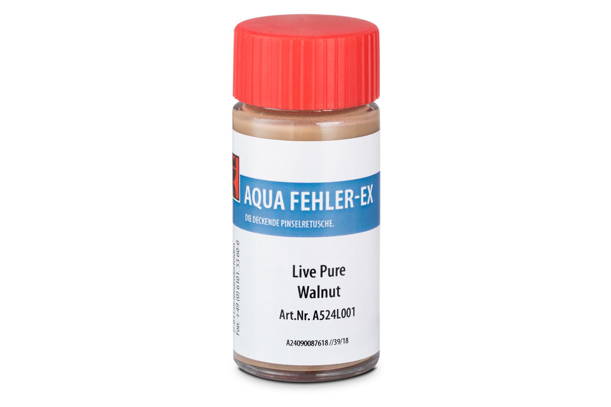 BOEN repair lacquer Live Pure
Walnut (28ml)
For the partial repair of Live Pure surfaces.
28ml water-based lacquer, bottle with small brush.